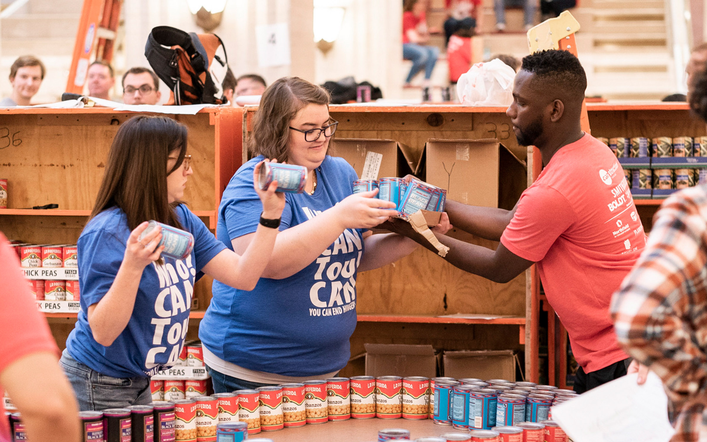 Our Values SmithGroup Volunteering CANstruction