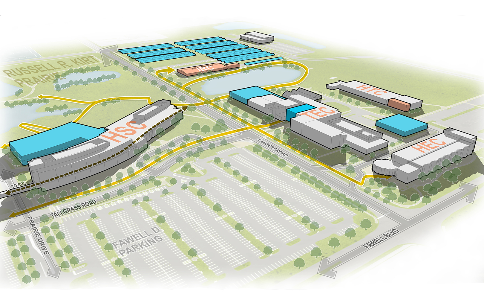 Zone 3 Diagram College of DuPage
