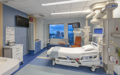 SmithGroup Sutter CPMC Van Ness Campus Hospital Pediatric Room