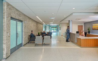 Intrepid Spirit Center SmithGroup Lobby