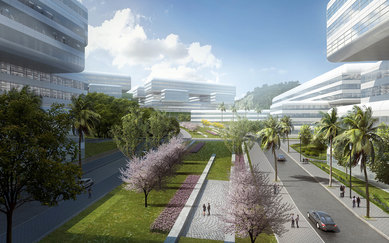 Peng Chang Laboratory SmithGroup Shenzhen China Detroit Architecture Science and Technology Exterior