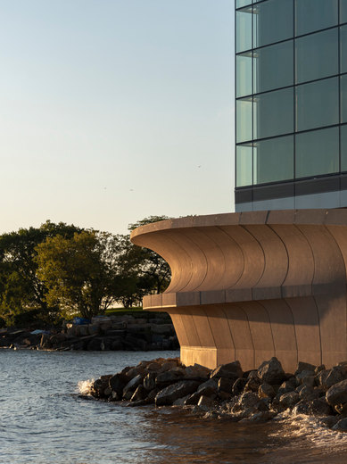 Northwestern University Wave Wall Evanston Illinois Campus Chicago SmithGroup