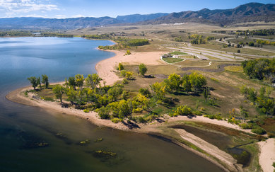 Chatfield Marina Aerial Waterfront Colorado