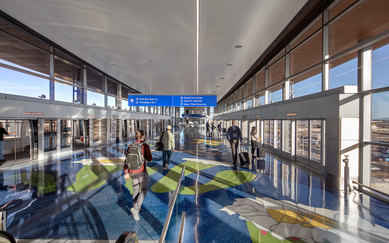 Phoenix Sky Harbor Sky Train Aviation Entrance 