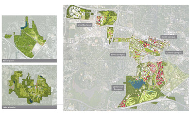 North Carolina State University Master Plan Diagram 