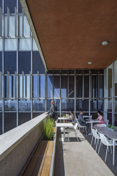 LA County Hall of Records Terrace Workplace Interior Design Los Angeles California SmithGroup