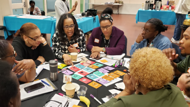 Photo of community engagement during the Joe Louis Greenway planning process.