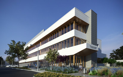 San Mateo Wellness Center Rendering Exterior Architecture San Francisco