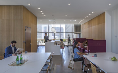 LA County Hall of Records Cafe Office Workplace Interior Design Los Angeles California SmithGroup