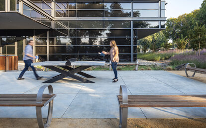 The Grove Office Amenity Workplace Architecture Sunnyvale California SmithGroup