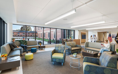 VA Canandaigua Interior Health Architecture New York