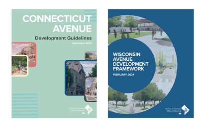 Covers of the final Rock Creek West Corridor Plans